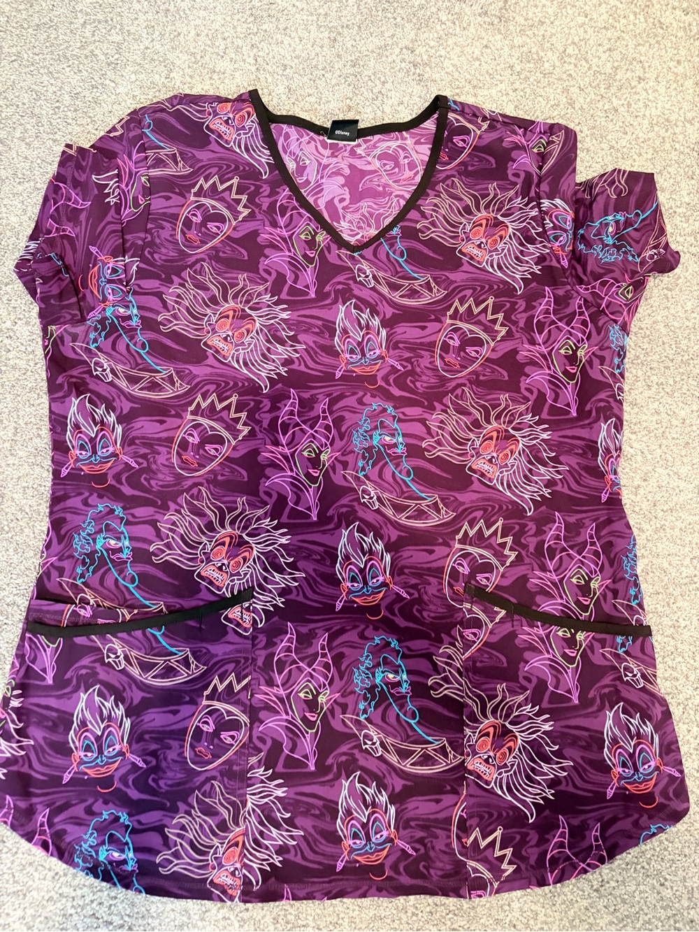 Women’s medium Halloween scrub top